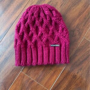 MICHAEL Michael Kors Pink Cable Knit Beanie Hat
